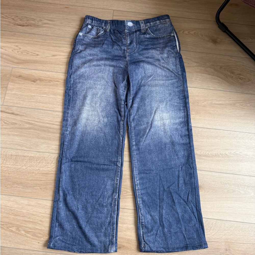 Stylish sweatpant jeans